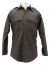 POLY-RAYON LONG SLEEVE UNIFORM SHIRT (BROWN)