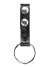 AKER BATON RING STRAP BLACK BASKETWEAVE (CHROME SNAP)