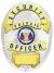 SECURITY PRIVATE OFFICER GOLD ON SILVER SHIELD BADGE