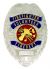 VOLUNTEER FIREFIGHTER SILVER SHIELD BADGE