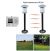 SOLAR-POWERED GARDEN LIGHT & WIRELESS 4-BEAM IR DETECTOR & RECEIVER COMPLETE SET
