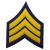 GOLD/NAVY BLUE CORPORAL CHEVRON