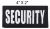 SECURITY REFLECTIVE CHEST EMBLEM