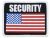 SECURITY AMERICAN FLAG PATCH - LEFT SIDE