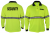 POLYESTER LONG SLEEVE POLO SHIRTS W/REFLECTIVE STRIPES (SECURITY ID)