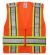 5 POINT BREAKAWAY REFLECTIVE PLAIN DUTY VEST (ORANGE)