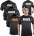 100% POLYESTER POLICE, SHERIFF AND STAFF BLACK T-SHIRT