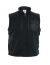 SLEEVELESS FLEECE JACKET (BLACK)