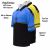 POLYCOTTON TWO TONE BIKE PATROL SHIRT WITH ZIPPER POCKET