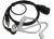 SURVEILLANCE EARPHONE W/ LAPEL MICS (FITS MOTOROLA VISAR RADIOS (3.5MM)
