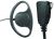 D-LOOP EARPHONE WITH LAPEL MICROPHONE (FOR MOTOROLA 2 PRONG RADIOS)