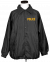BLACK WINDBREAKER WITH GOLD POLICE I.D.